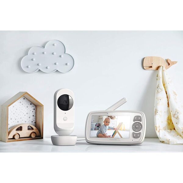 Motorola Nursery VM34 Babyphone mit Kamera | blanc 2