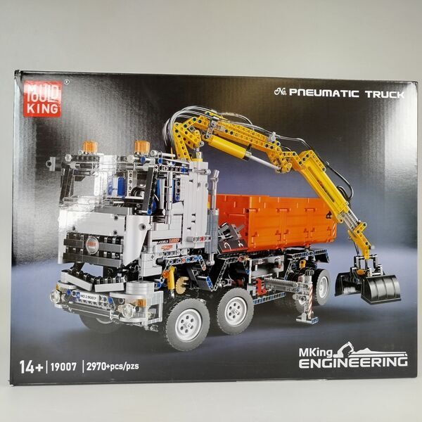Mould King Technik 19007 Pneumatischer LKW Bausatz | multicolored 1