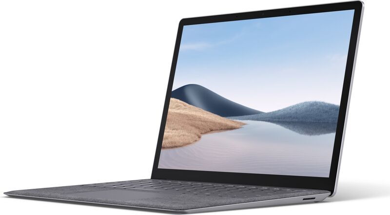 Microsoft Surface Laptop 4 | Ryzen 5 4680U | 13.5" | 8 GB | 128 GB SSD | platina | Touch | Toetsenbordverlichting | Win 11 Pro | DE, image 2 of 3