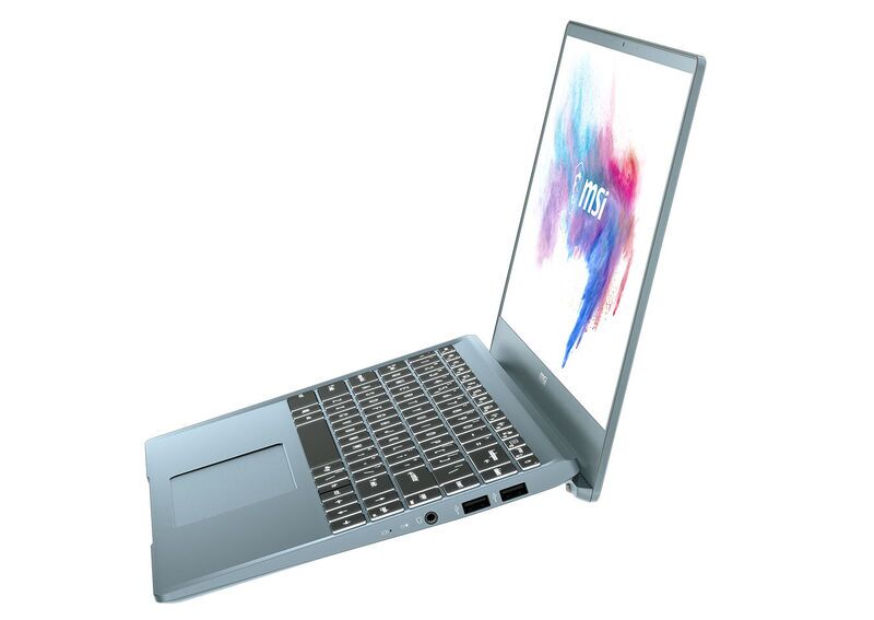 MSI Modern 14 B10MW | i5-10210U | 14" | 8 GB | 512 GB SSD | Win 11 Home | blau | FR 2