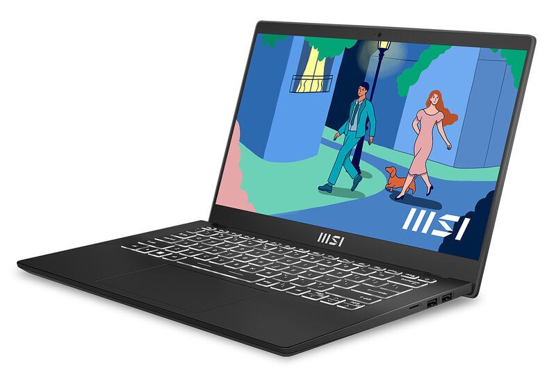 MSI Modern 14 C7M | Ryzen 7 7730U | 14" | 16 GB | 512 GB SSD | czarny | Win 11 Home | ND 2