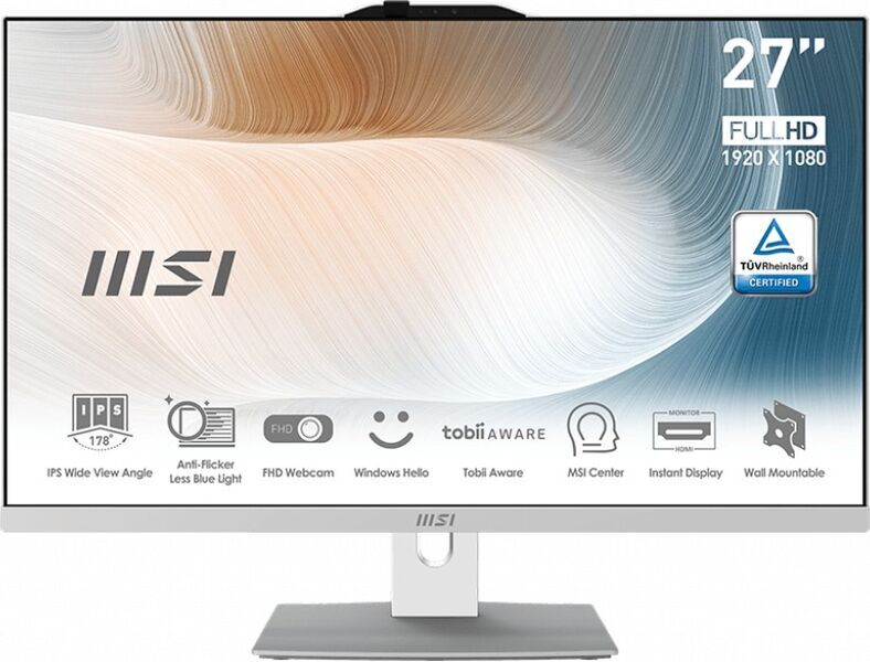 MSI Modern AM272P 12M | 27" | i5-1235U | 8 GB | 512 GB SSD | Win 11 Home | bílá | US 1
