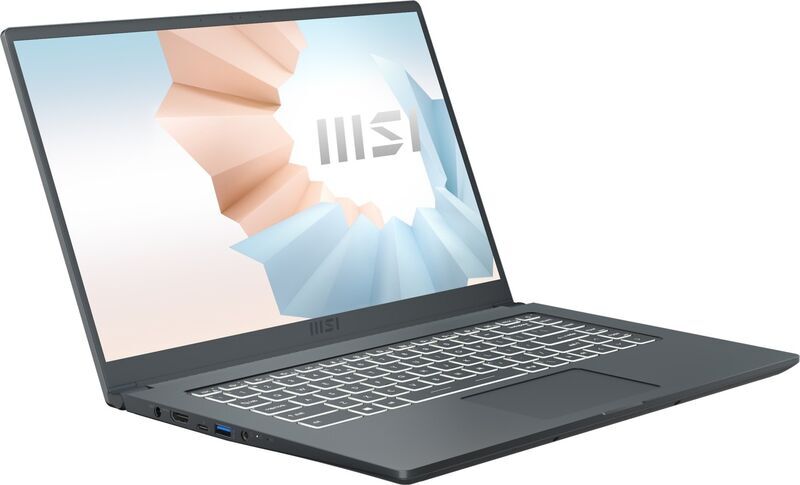 MSI Modern 15 A11MU | i3-1115G4 | 15.6" | 8 GB | 512 GB SSD | Carbon Gray | Win 11 Home | HU 1