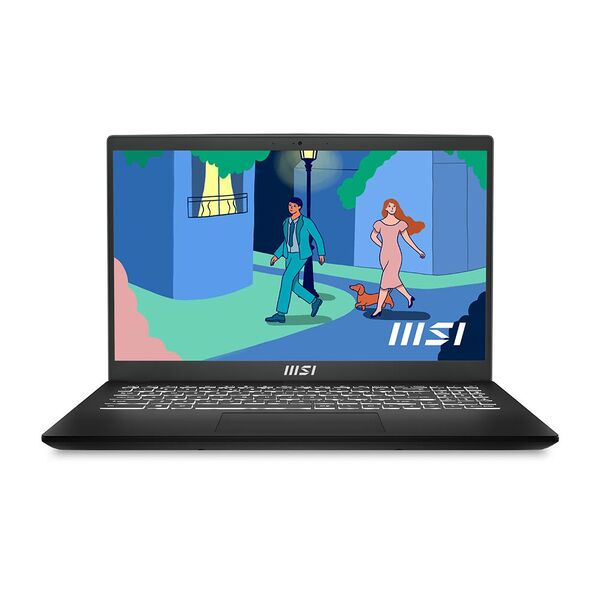 MSI Modern 15 B12M | i7-1255U | 15.6" | 16 GB | 512 GB SSD | Win 11 Home | black | International English, image 1 of 6