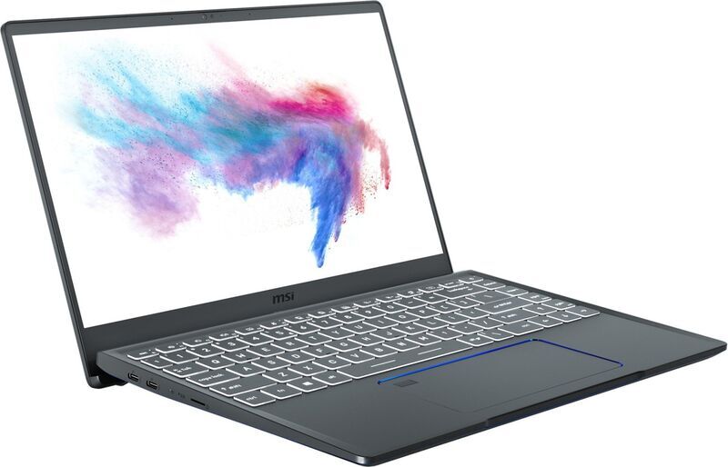 MSI Prestige 14 A10SC | i7-10710U | 14" | 16 GB | 1 TB SSD | Tastaturbelysning | Win 10 Home | grå | ES 1