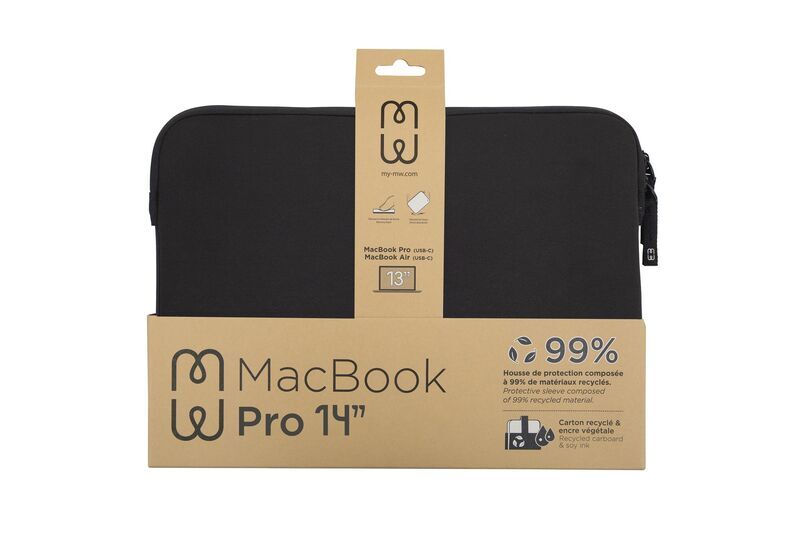 Basic ²Life kestävä kannettavan suojakotelo | MacBook Pro 14" | musta, image 4 of 4