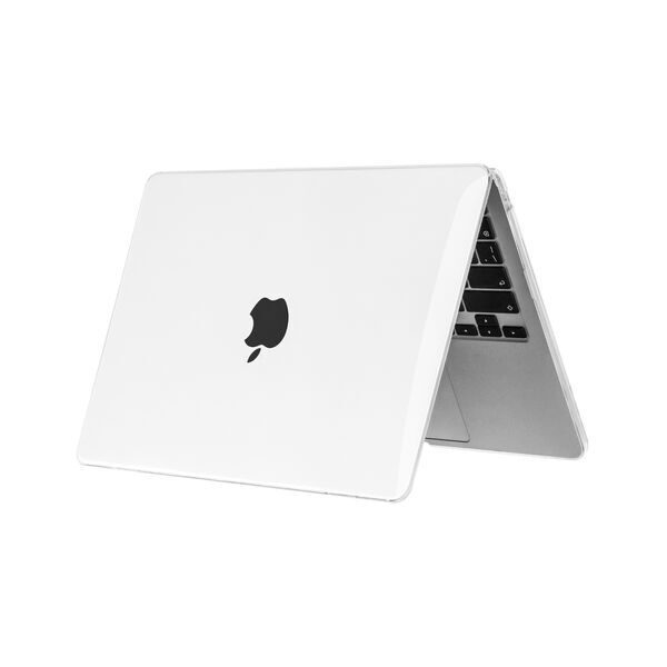 Laptophülle aus Hartschale 35% recycelt | MacBook Air 13 (M2 - 2022) | crystal clear 2