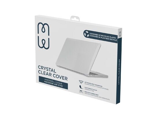 Laptophülle aus Hartschale 35% recycelt | MacBook Air 13 (M2 - 2022) | crystal clear, image 5 of 5