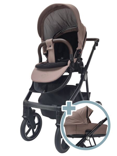 My junior Vigo 2-in-1 stroller | black/brown, image 1 of 5