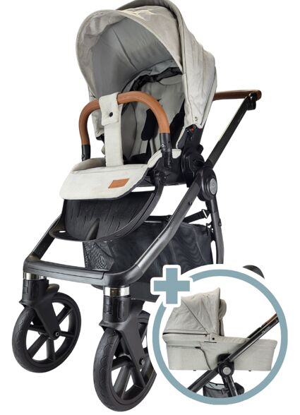 MyJunior vita Hope cochecito | gris claro/negro, image 1 of 3
