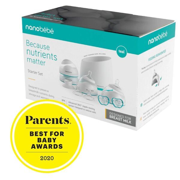 Nanobebe Muttermilch Starter Set Babyflaschen | white 2