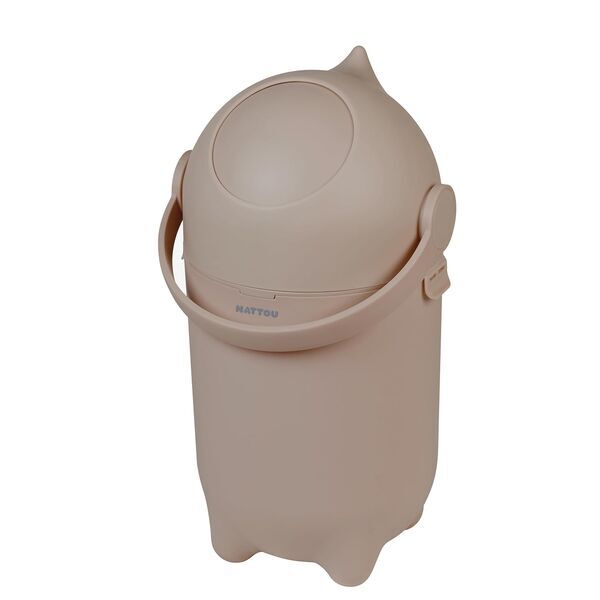 Nattou Dropy diaper pail | beige, image 2 of 3
