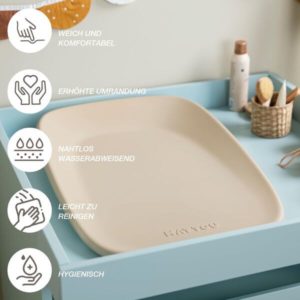 Nattou Softy Wickelauflage | taupe 2