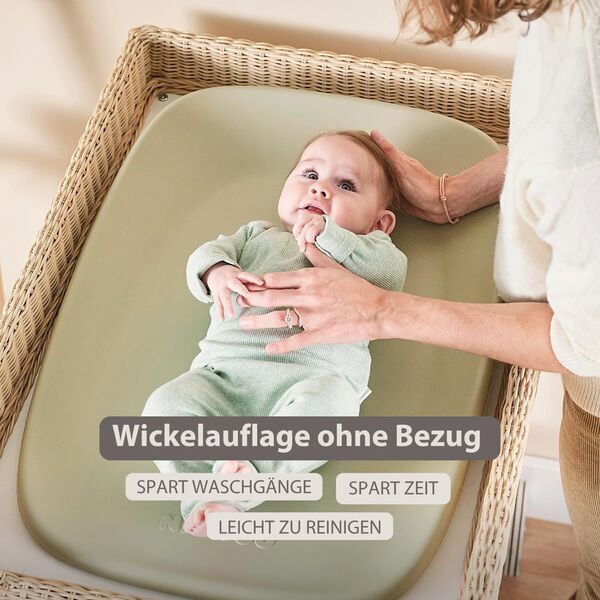 Nattou Wickelauflage 50 x 70 cm Grün | green 5