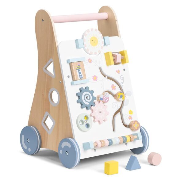 Navaris Baby Activity Lauflernwagen | braun 1