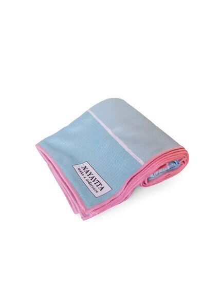 NAYAVITA športna brisača Life is a Beach | Roza in meta 3