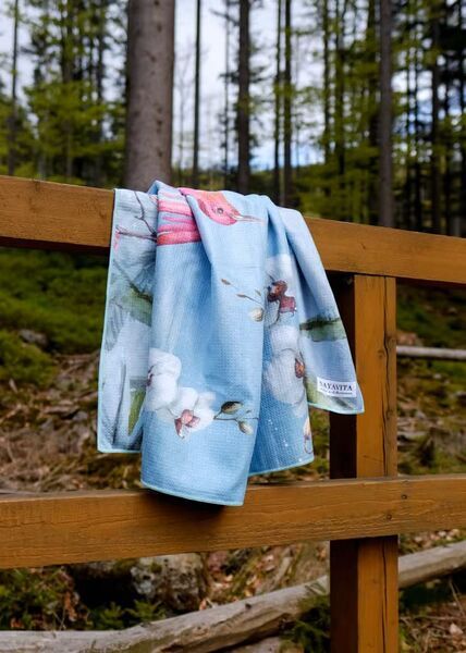 NAYAVITA Strandtuch Colibri | Türkis 3