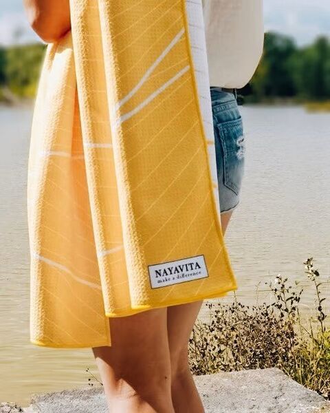NAYAVITA Sporttuch Hängematten | Sonniges Gelb 5