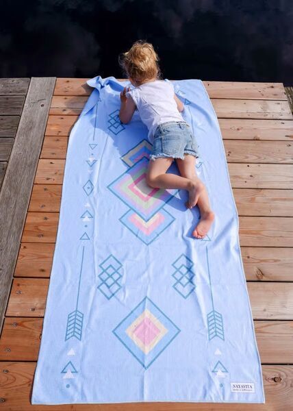 NAYAVITA Sporttuch Tribal | Hellblau 5