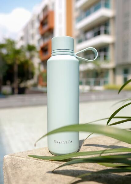 NAYAVITA Trinkflasche Velvet | mint 3