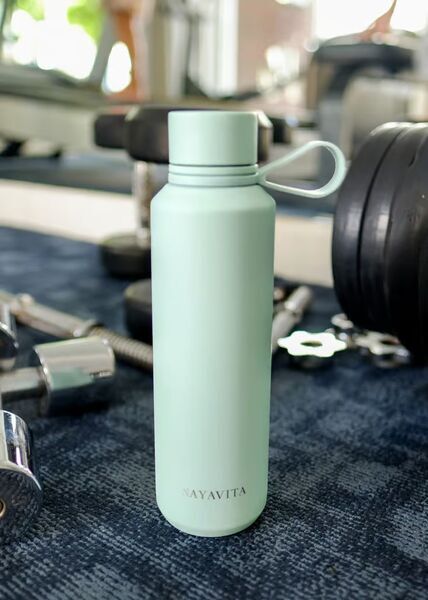 NAYAVITA Trinkflasche Velvet | mint 5