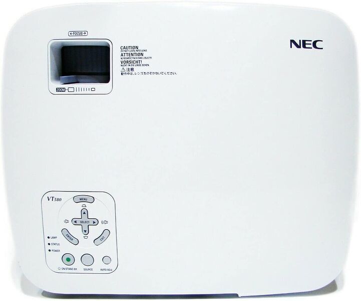 NEC VT580 projector | white 3