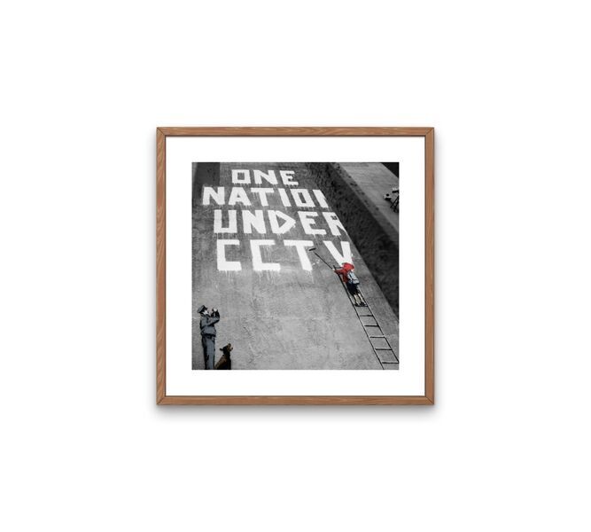 Newman Street - Banksy 40 x 40 cm | flerfarvet, image 3 of 4