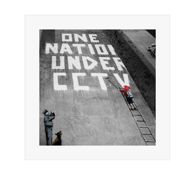 Newman Street - Banksy 40 x 40 cm | multicolore, image 1 of 5