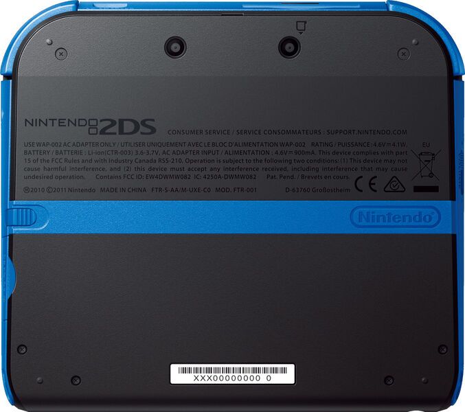 Nintendo 2DS | inkl. Spil | sort/blå | Super Mario 3D Land 2