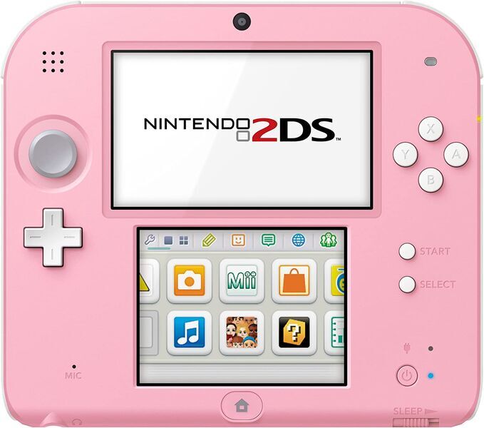 Nintendo 2DS | inkl. spel | roze/wit | Mario Kart 7