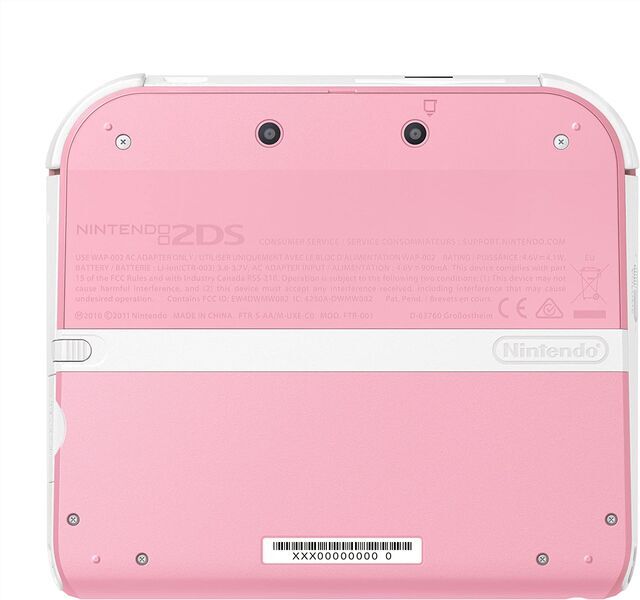 Nintendo 2DS | inkl. Spiel | růžová/bílá | Mario Kart 7 2
