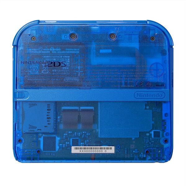 Nintendo 2DS | incl. Game | Transparent/Blue | New Super Mario Bros 2, image 2 of 3