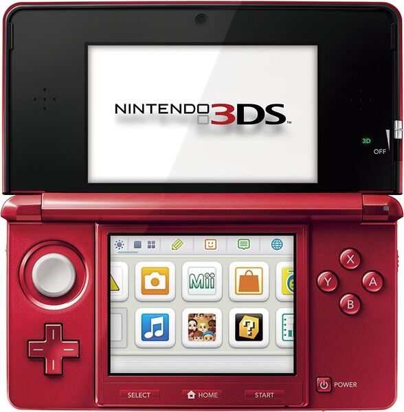 Nintendo 3DS, jeu inclus, rouge, Mario Kart 7 (DE Version), 230 €