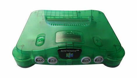 Nintendo 64 | transparent | grün