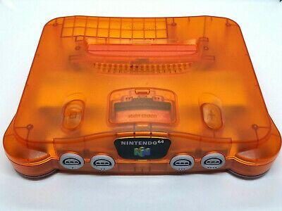 Nintendo 64 | genomskinlig | orange 1