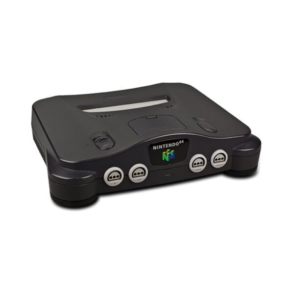 Nintendo 64 | incl. jogo | preto | Super Smash Bros (versão EU PAL)