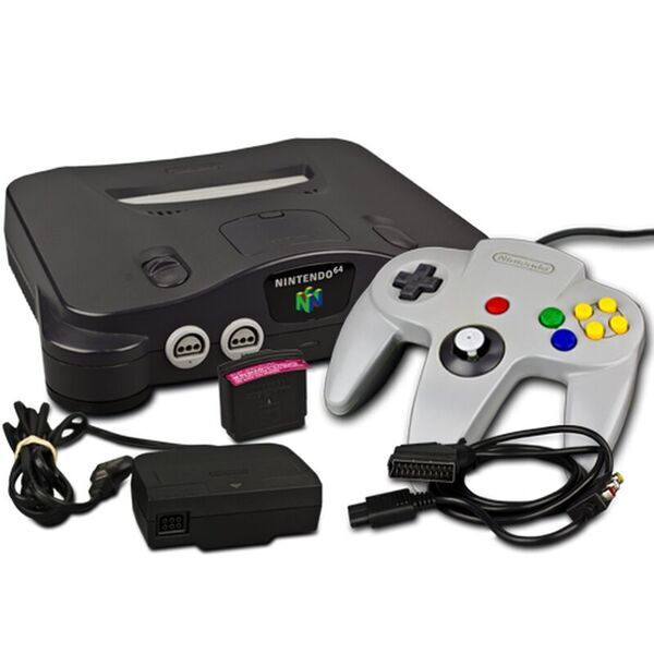 Nintendo 64 | vrátane hry | Čierna | Ovládač | Mario Party 2 (Verzia EU PAL), image 2 of 3