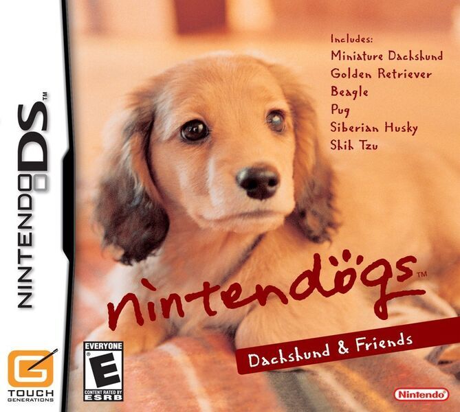 Nintendo DS | vč. hry | Nintendogs - Dachshund & Friends | Stříbrná, image 3 of 3