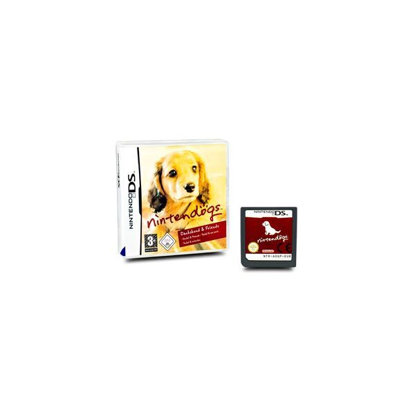 Nintendo DS Lite | koos mänguga | must | Nintendogs - Dachshund & Friends (DE Version), image 3 of 3