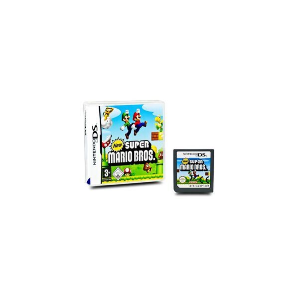 Nintendo DS Lite | inkl. Spiel | schwarz | New Super Mario Bros (DE Version) 3