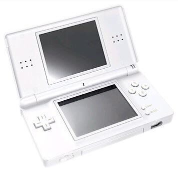 Nintendo DS Lite | incl. game | White | Nintendogs - Dachshund & Friends (German Version), image 1 of 3