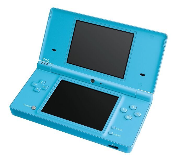 Nintendo DSi | incl. game | light blue | Nintendogs - Dalmatian & Friends (DE Version)