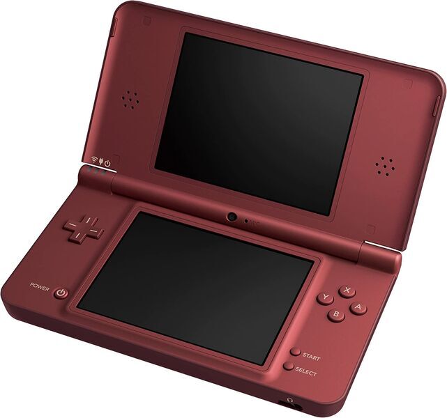 Nintendo DSi XL | incl. game | dark red | Nintendogs - Dalmatian & Friends (DE Version)