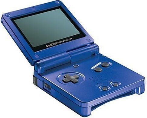 Väldigt bra: Nintendo Game Boy Advance SP | mörkblå