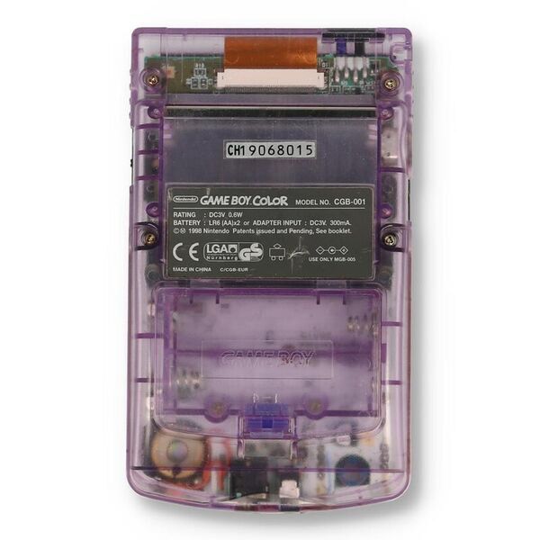 Nintendo Game Boy Color | transparentní | lila 2