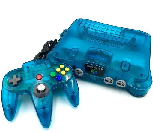 Nintendo N64 | Bleu Glace | 2 Manettes, image 1 of 1