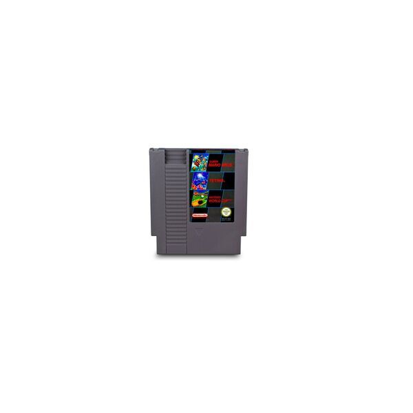 Nintendo NES (PAL-B) | gioco incluso | grigio | 1 Controller | 3 in 1 Super Mario Bros - TETRIS - World Cup (EU PAL Version) 2