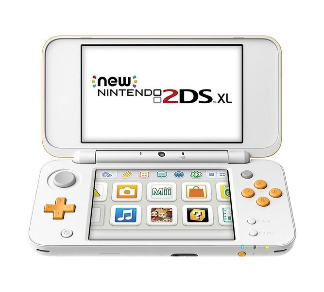 Nintendo New 2DS XL | inkl. Spiel | weiß/orange | Mario Kart 7 1