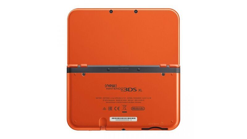 Nintendo New 3DS XL | incl. game | black/orange | New Super Mario Bros 2 (DE Version) 3
