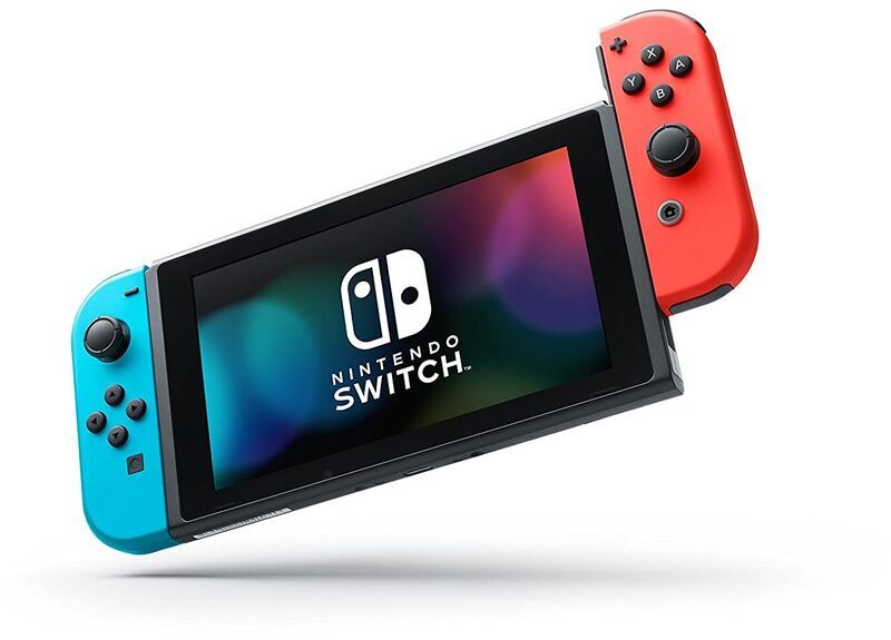 Nintendo Switch 2017 | preto/vermelho/azul